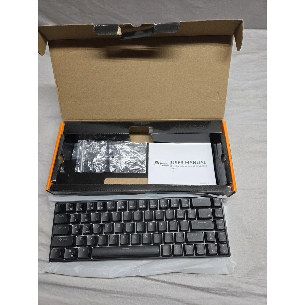 Mechanical Gaming Wireless Keyboard Royal Kludge RK61 Red Switch Hot-Swap
